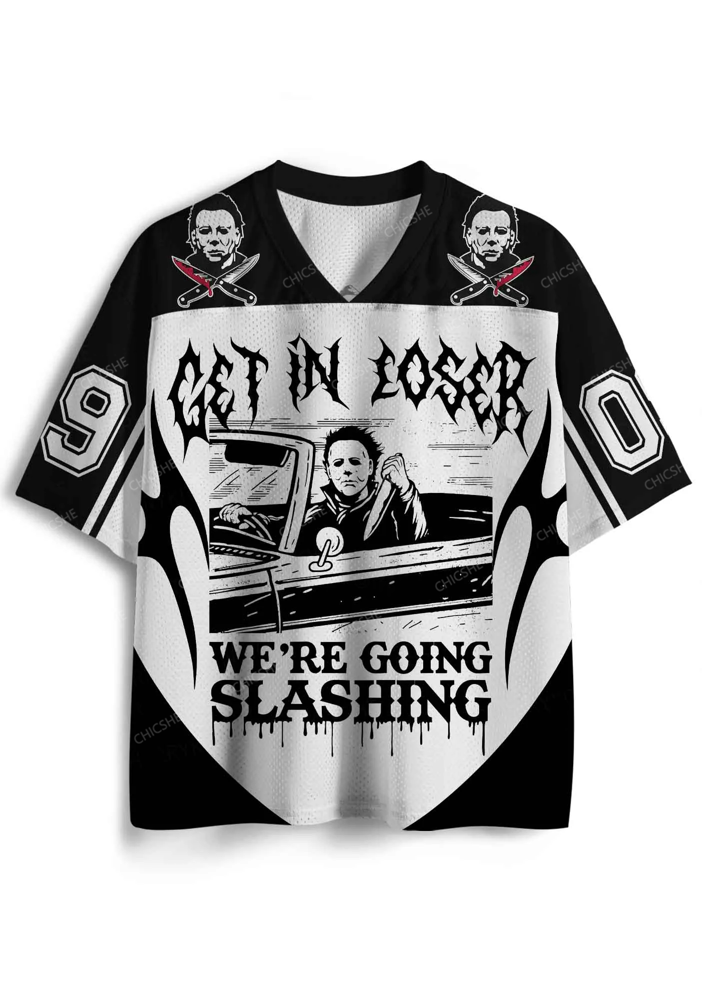 Halloween Custom We Are Going Slashing Y2K Sport Jersey Shirts Cherryk