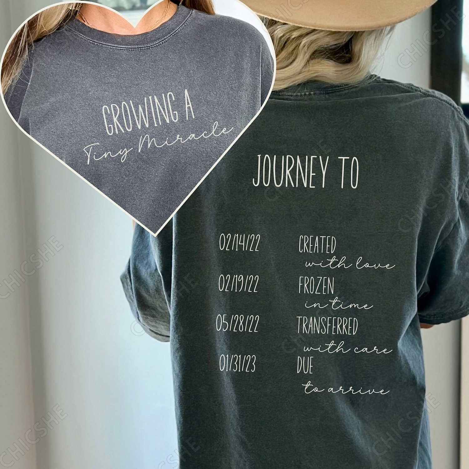 Custom Growing a Tiny Miracle T-Shirt