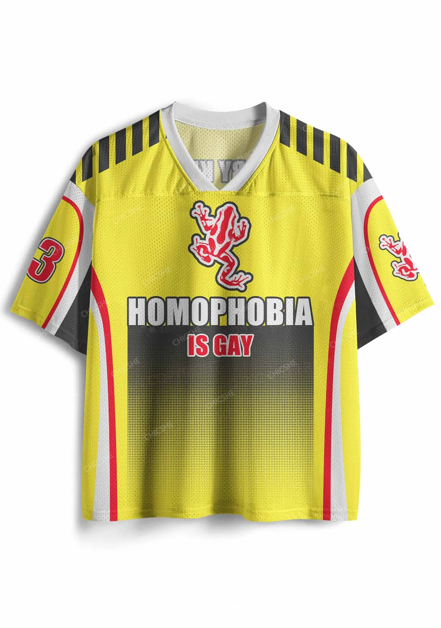 Custom Homophobia Gay Frog Pride Y2K Sport Jersey Shirts Cherrykitten