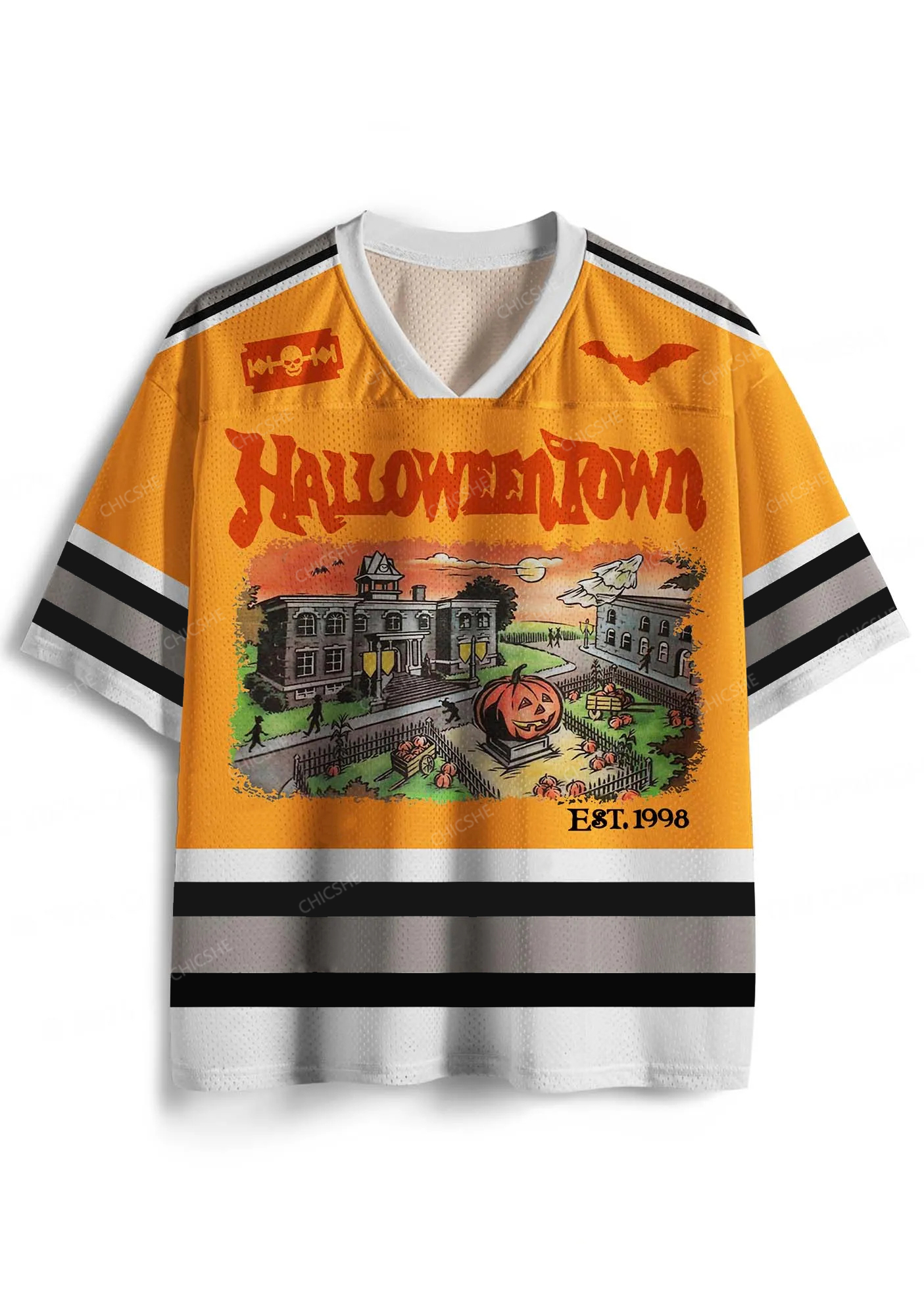 Custom Halloween Town Y2K Sport Jersey Shirts Cherrykitten