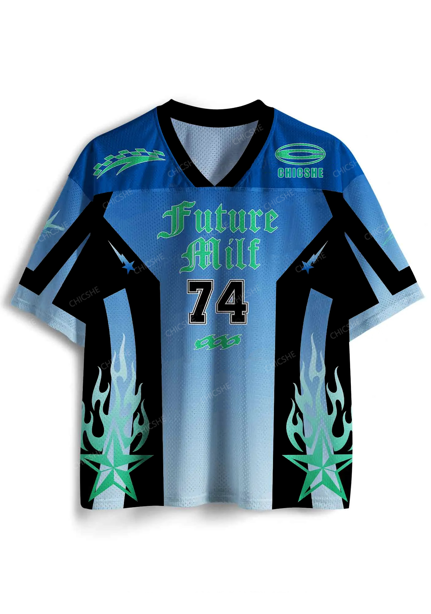 Custom Green Future Mxxf Y2K Sport Jersey Shirts Cherrykitten