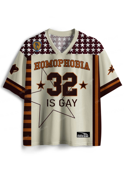 Custom Homophobia Gay Stars Pride Y2K Sport Jersey Shirts Chicshe