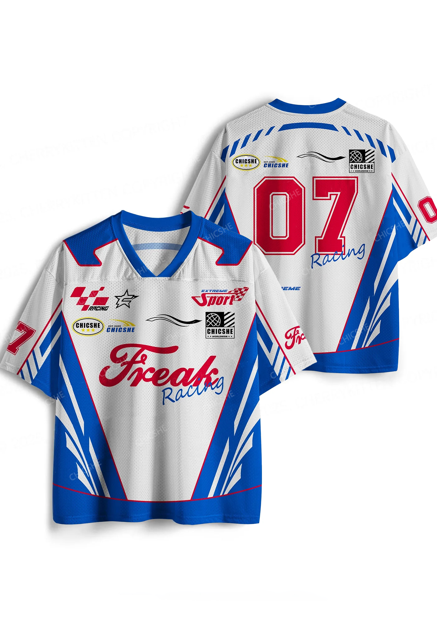 Custom Freak Racing Y2K Sport Jersey Shirts Chicshe