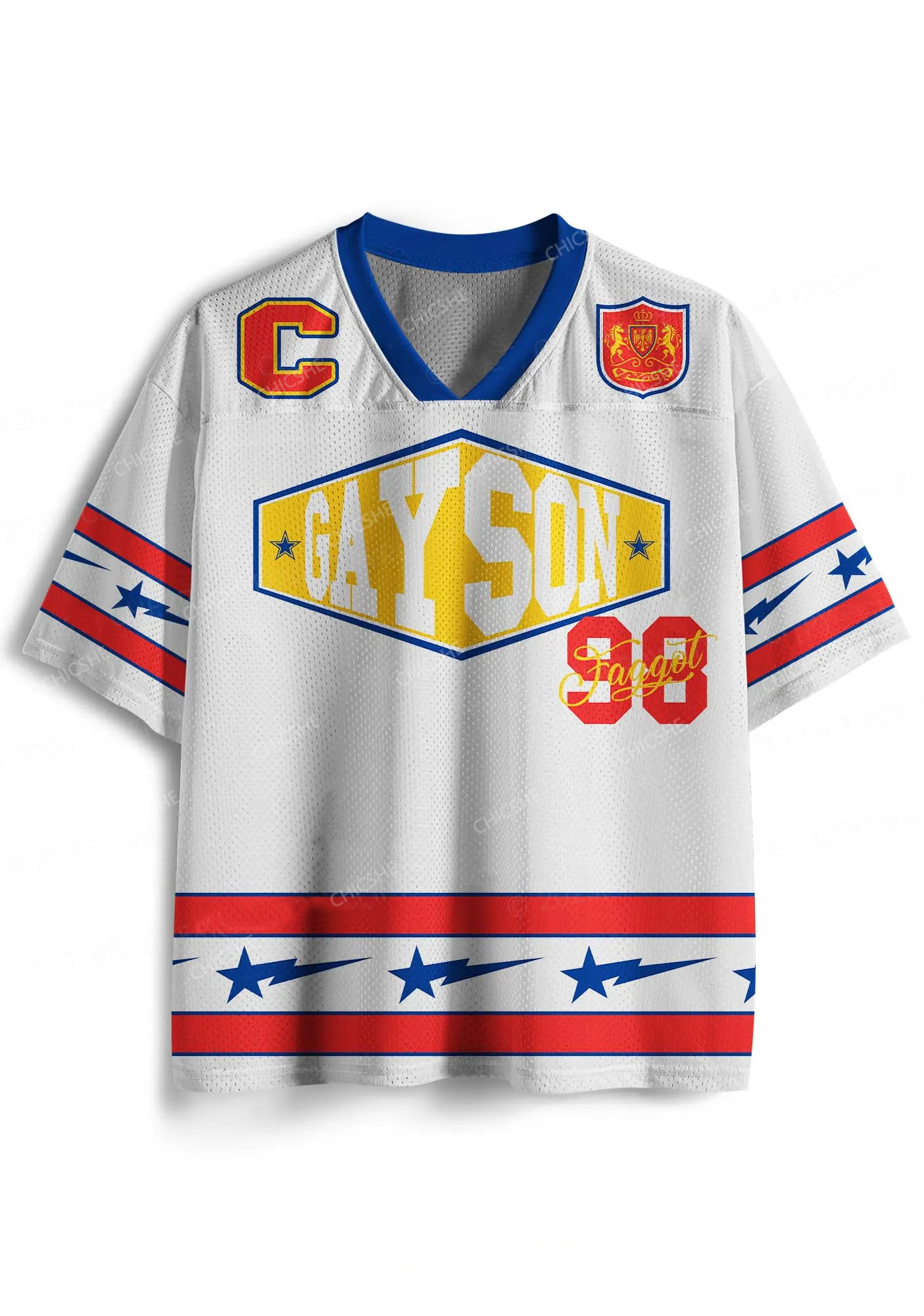 Custom Gay Son Faggot Pride Y2K Sport Jersey Shirts Cherrykitten