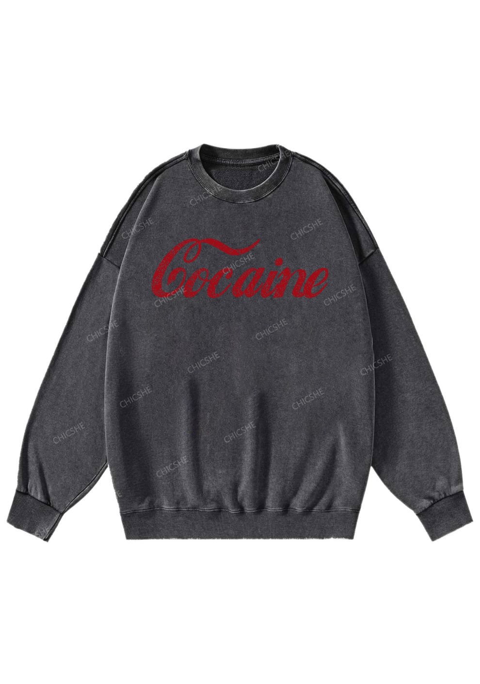 Special Cola Y2K Washed Sweatshirts Chicshe