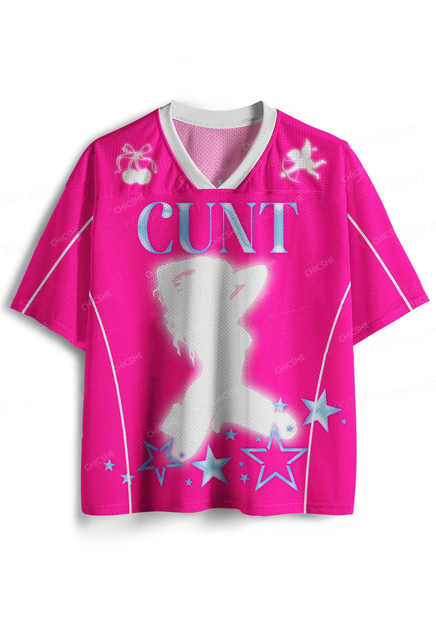 Custom Blue Cxxt Y2K Sport Jersey Shirts Cherrykitten