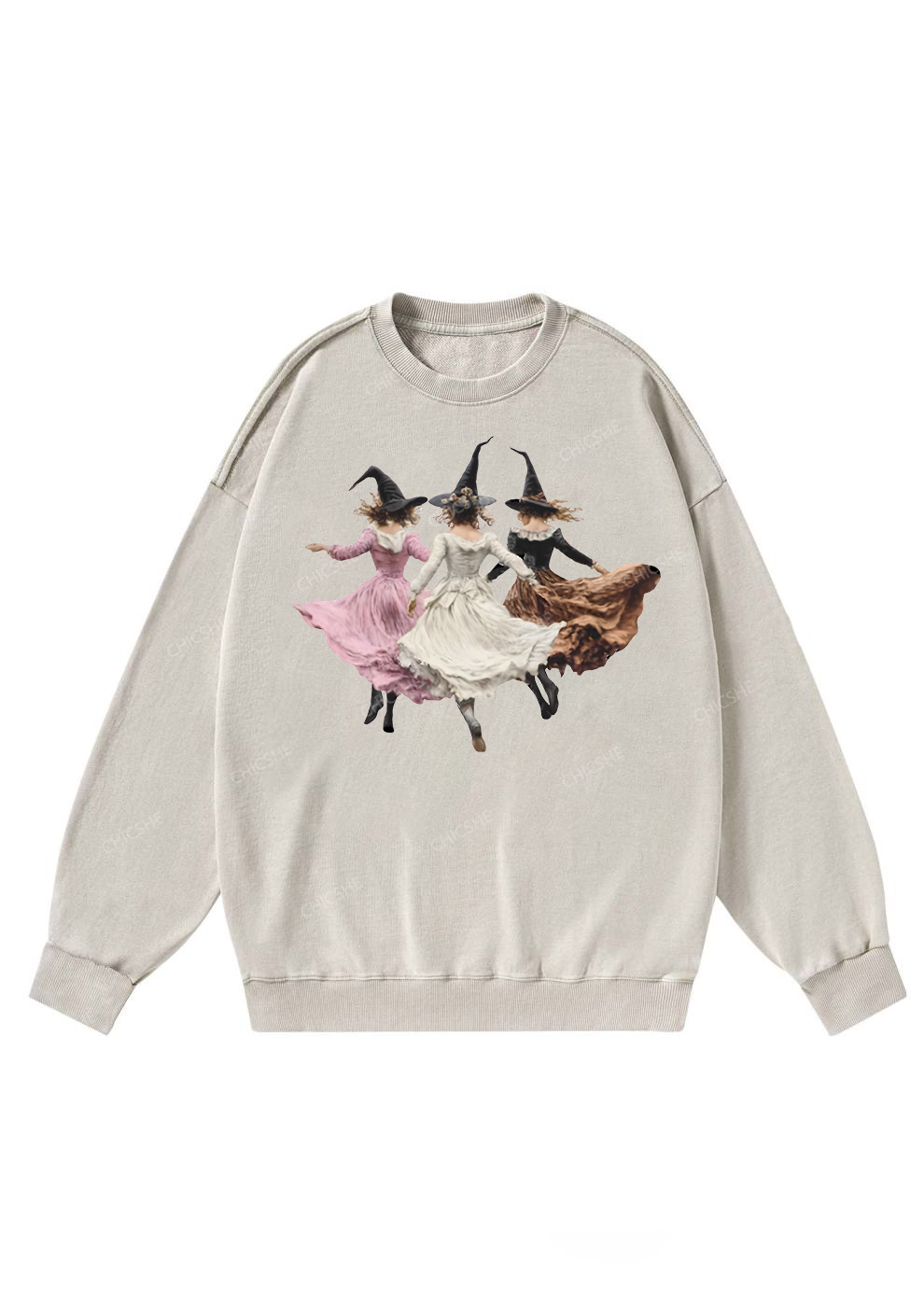 Chicshe Pink Skull Y2K Shirts Washed Tee