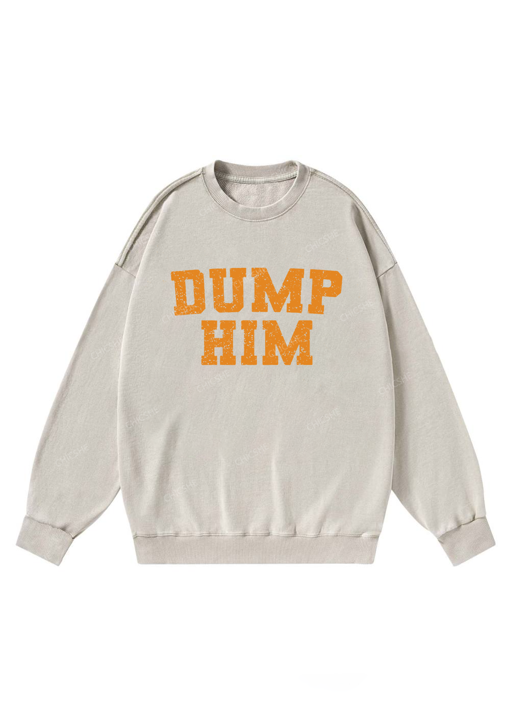 Dump Him Y2K Washed Sweatshirts Chicshe