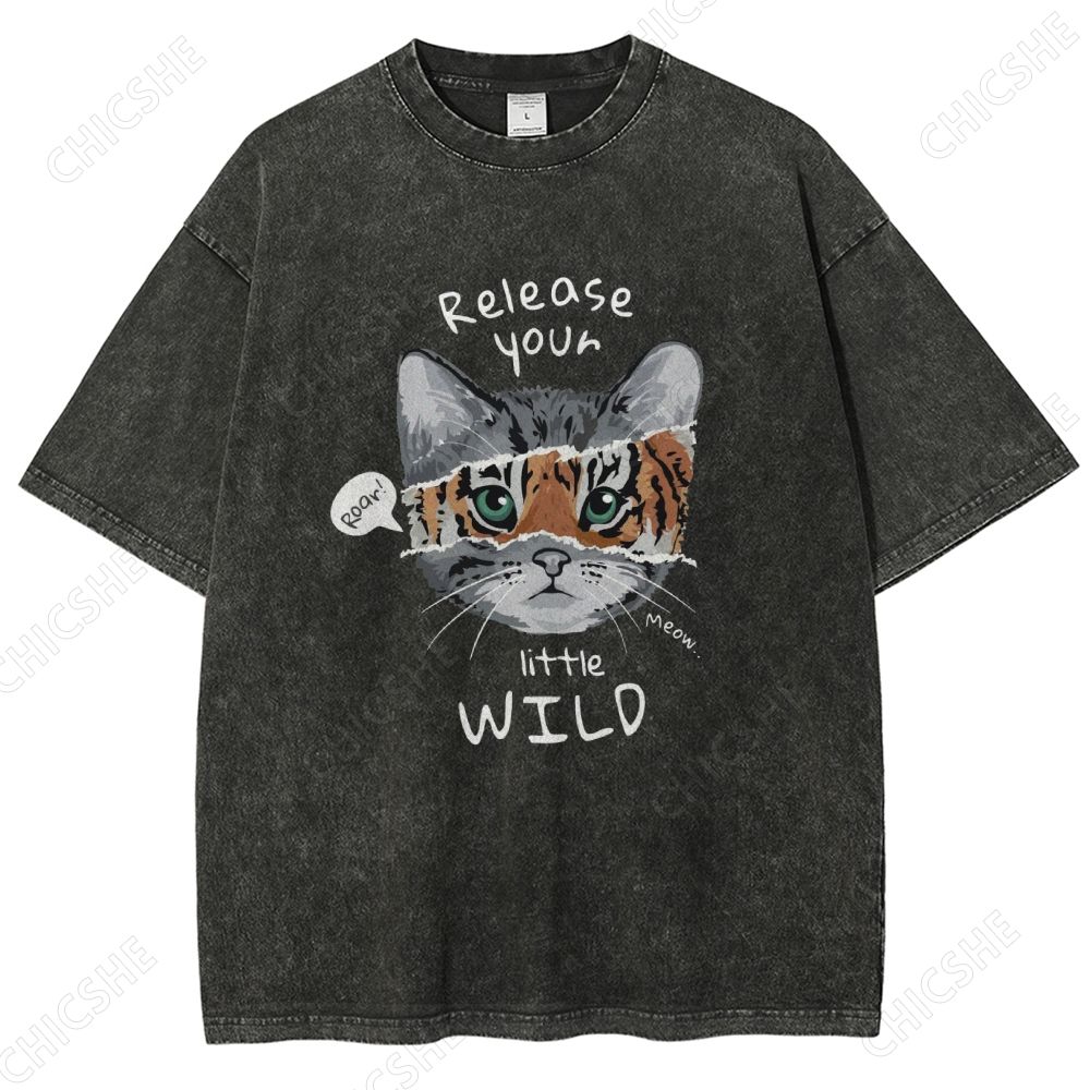 Release Your Little WILD Printed Washed Tee