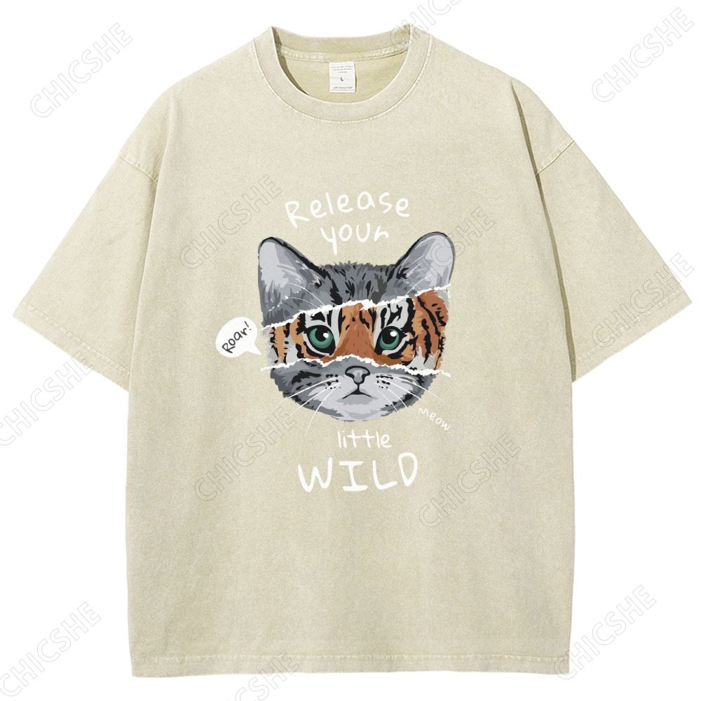Release Your Little WILD Printed Washed Tee