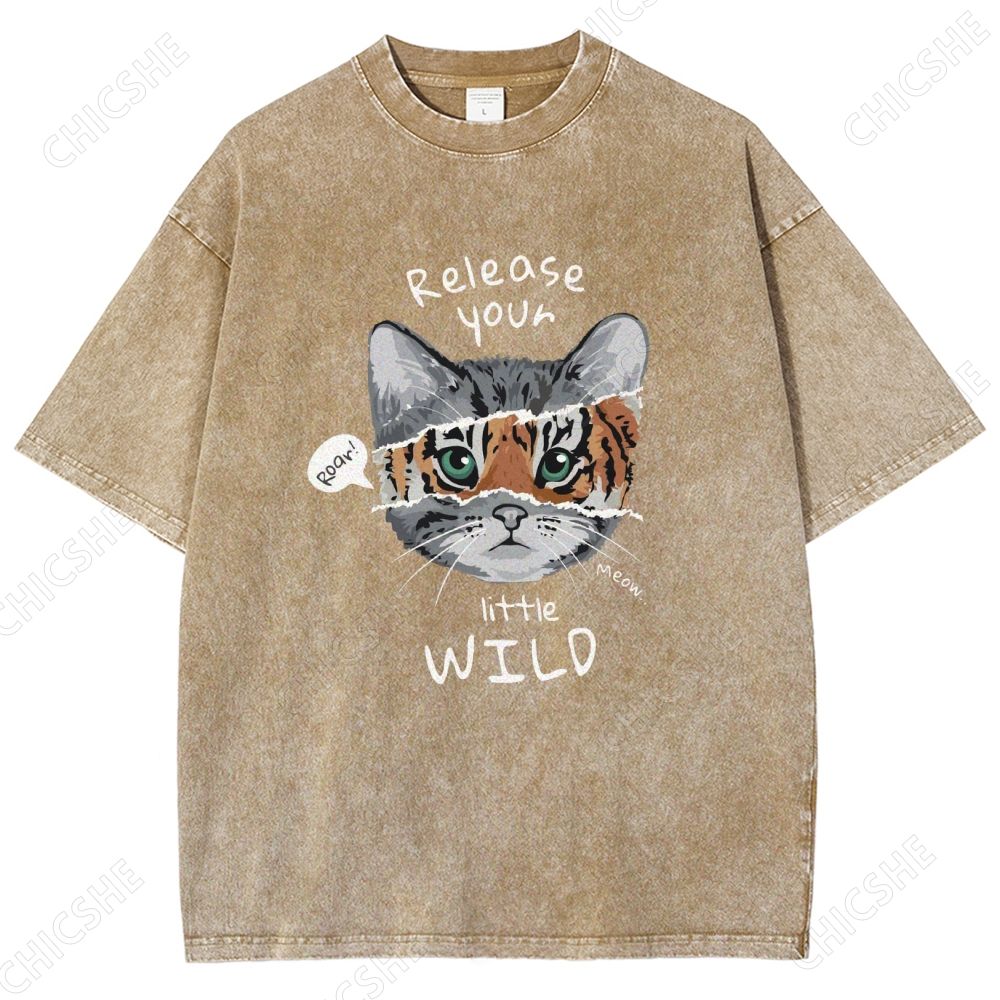 Release Your Little WILD Printed Washed Tee