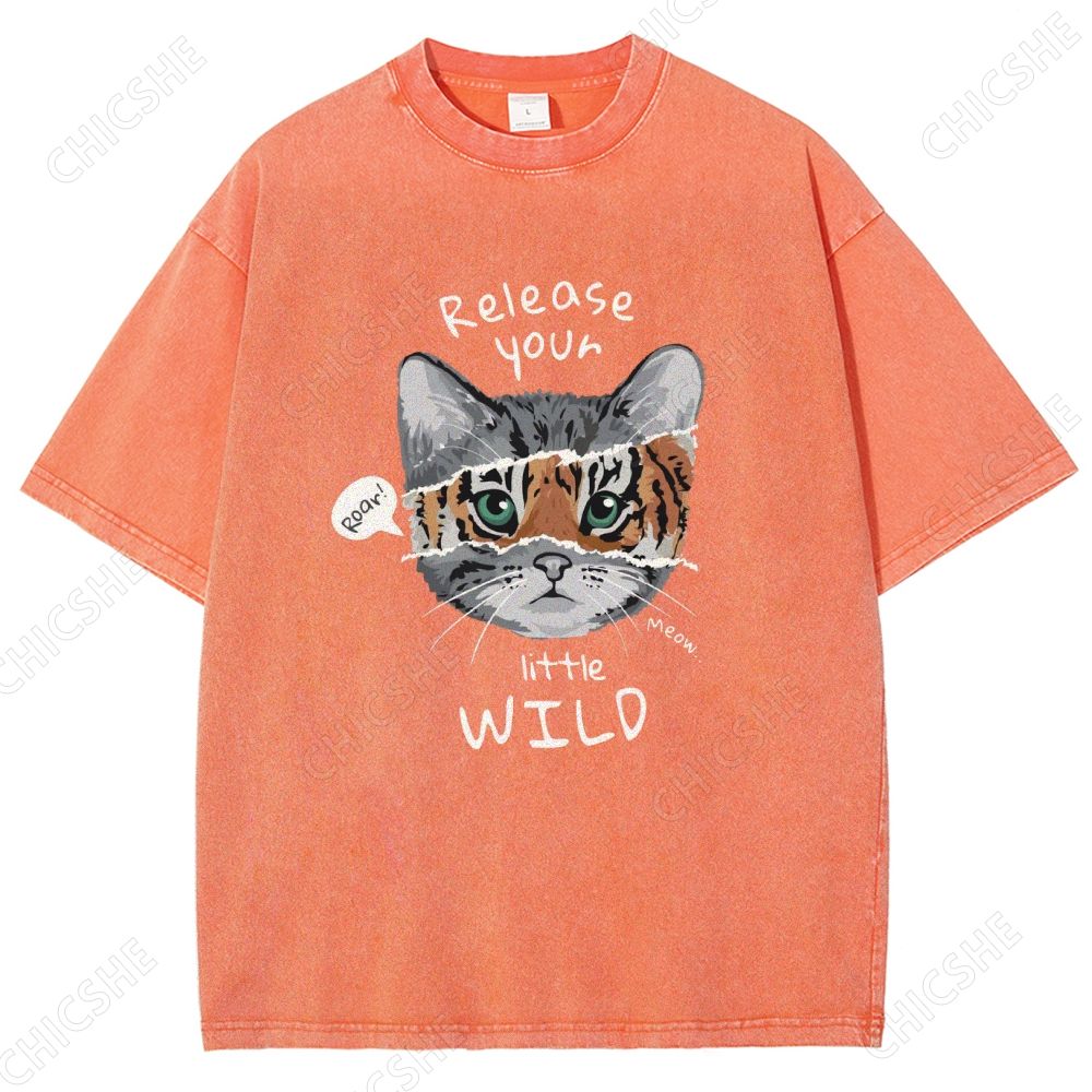 Release Your Little WILD Printed Washed Tee