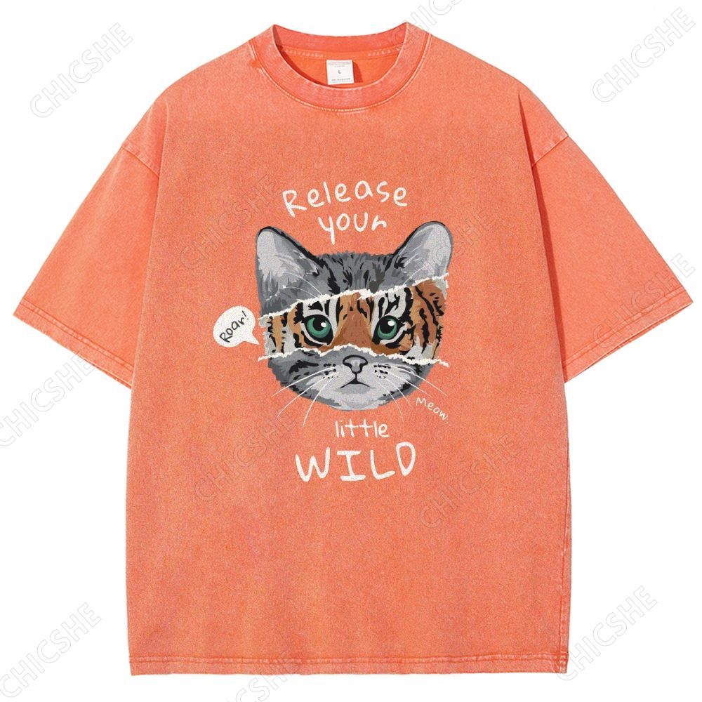 Release Your Little WILD Printed Washed Tee