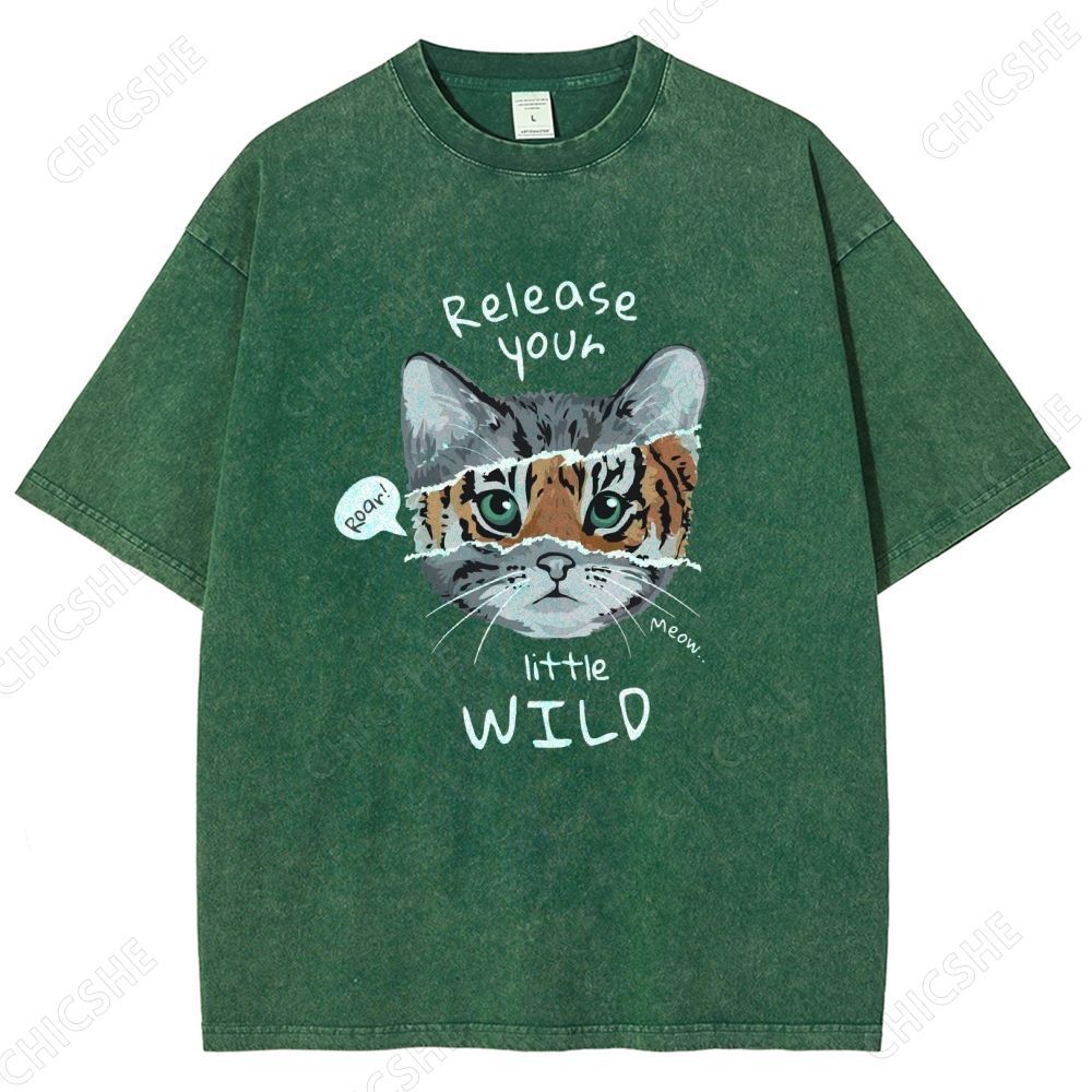 Release Your Little WILD Printed Washed Tee
