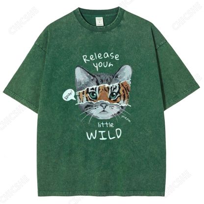 Release Your Little WILD Printed Washed Tee