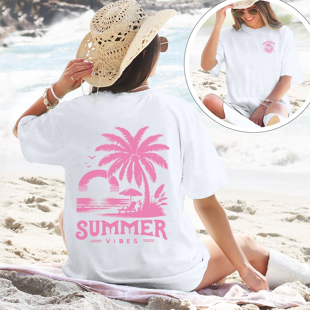 Summer Beach Graphic Tee