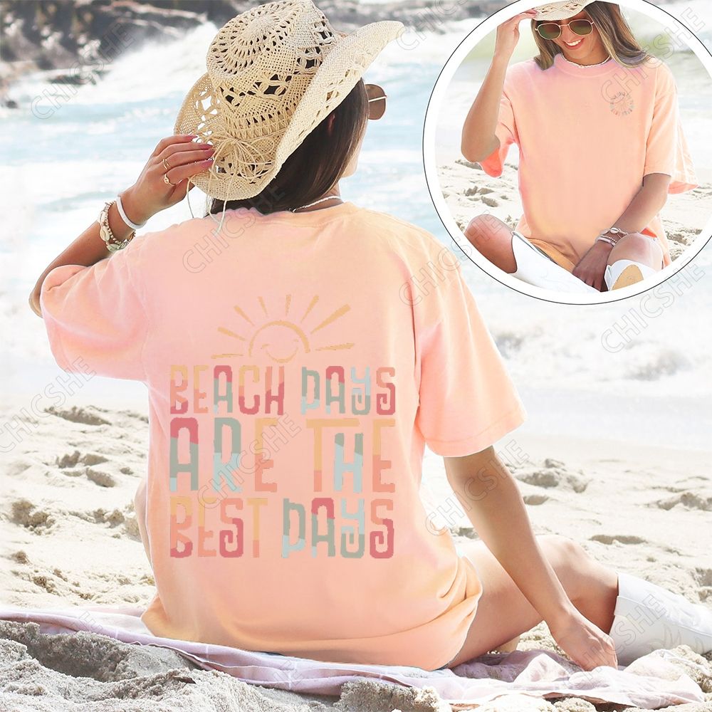 Summer Beach Days Are The Best Days Graphic Tee