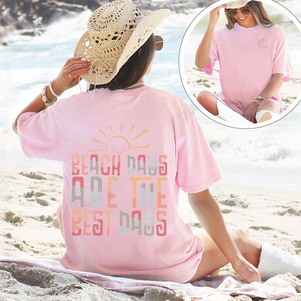 Summer Beach Days Are The Best Days Graphic Tee