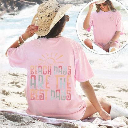 Summer Beach Days Are The Best Days Graphic Tee
