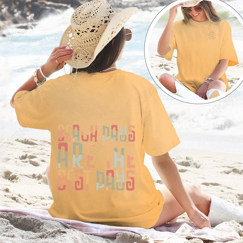 Summer Beach Days Are The Best Days Graphic Tee