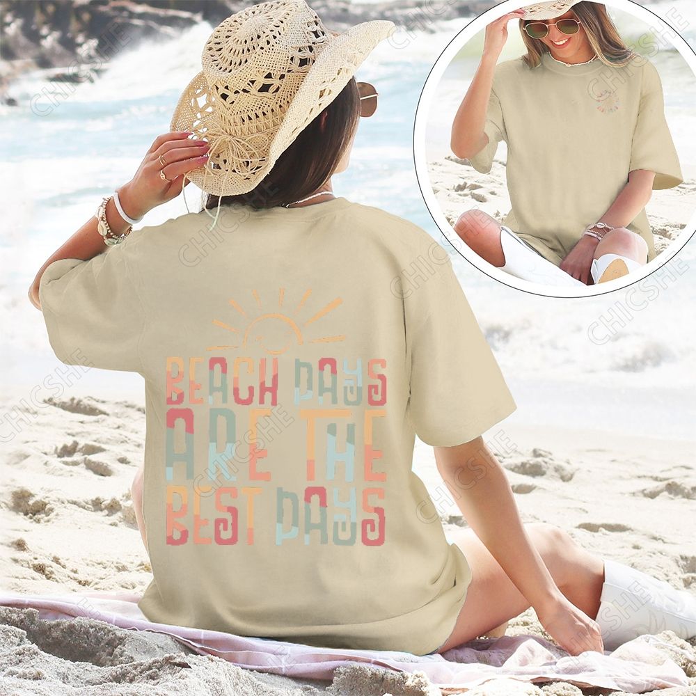 Summer Beach Days Are The Best Days Graphic Tee