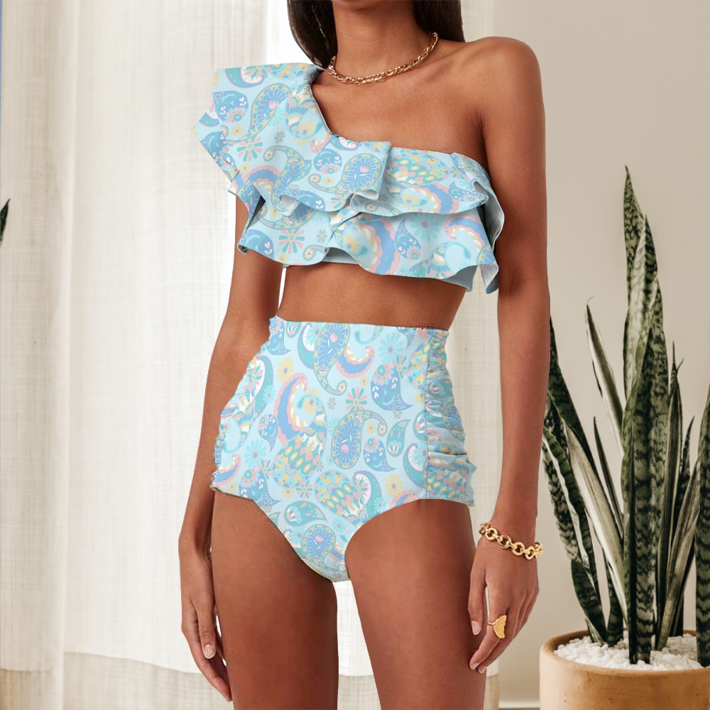 Women's Fresh Bohemia Nylon Polyester Swimsuit