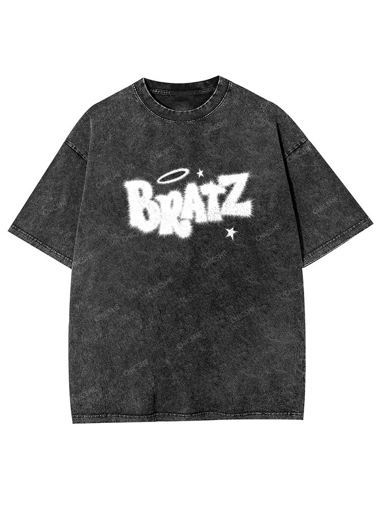 Bratz Unisex Printed Washed Tee