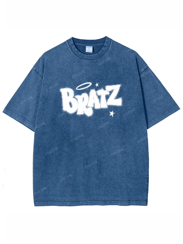 Bratz Unisex Printed Washed Tee