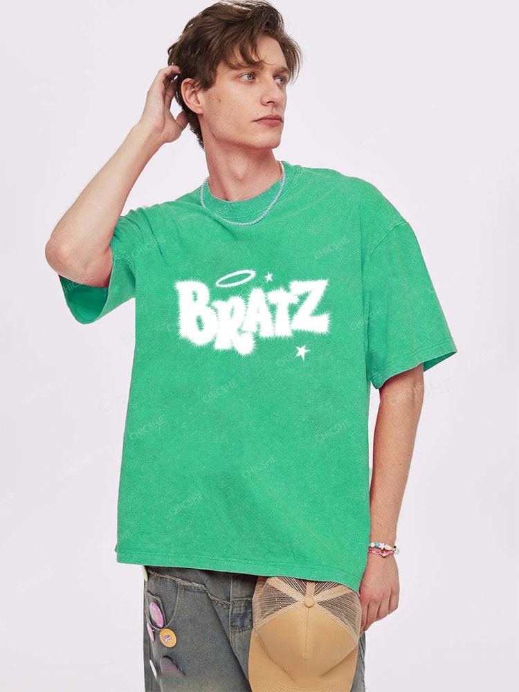 Bratz Unisex Printed Washed Tee