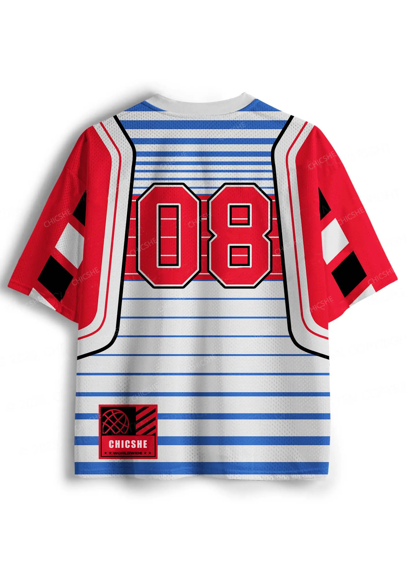Custom Halloween Red Rum Y2K Sport Jersey Shirts Chicshe