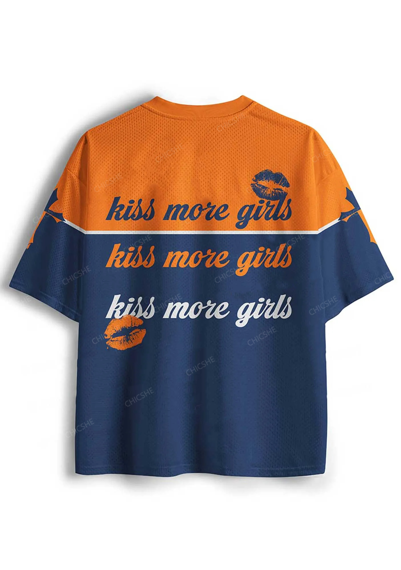Custom Kiss More Girls Pride Y2K Sport Jersey Shirts Chicshe