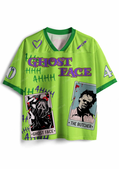 Custom Halloween Horror Card Y2K Sport Jersey Shirts Chicshe