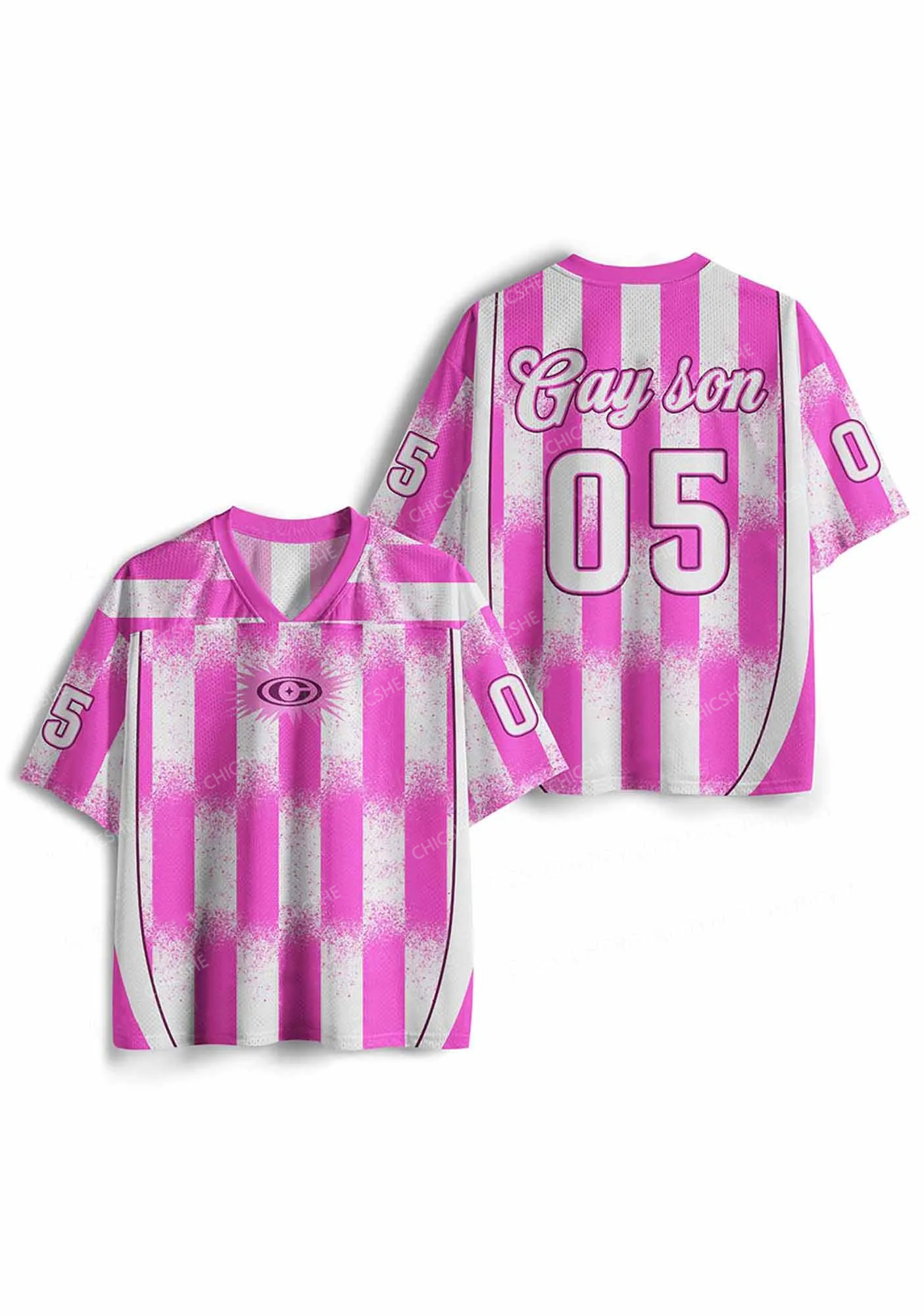 Custom Pink Gay Son Pride Y2K Sport Jersey Shirts Chicshe