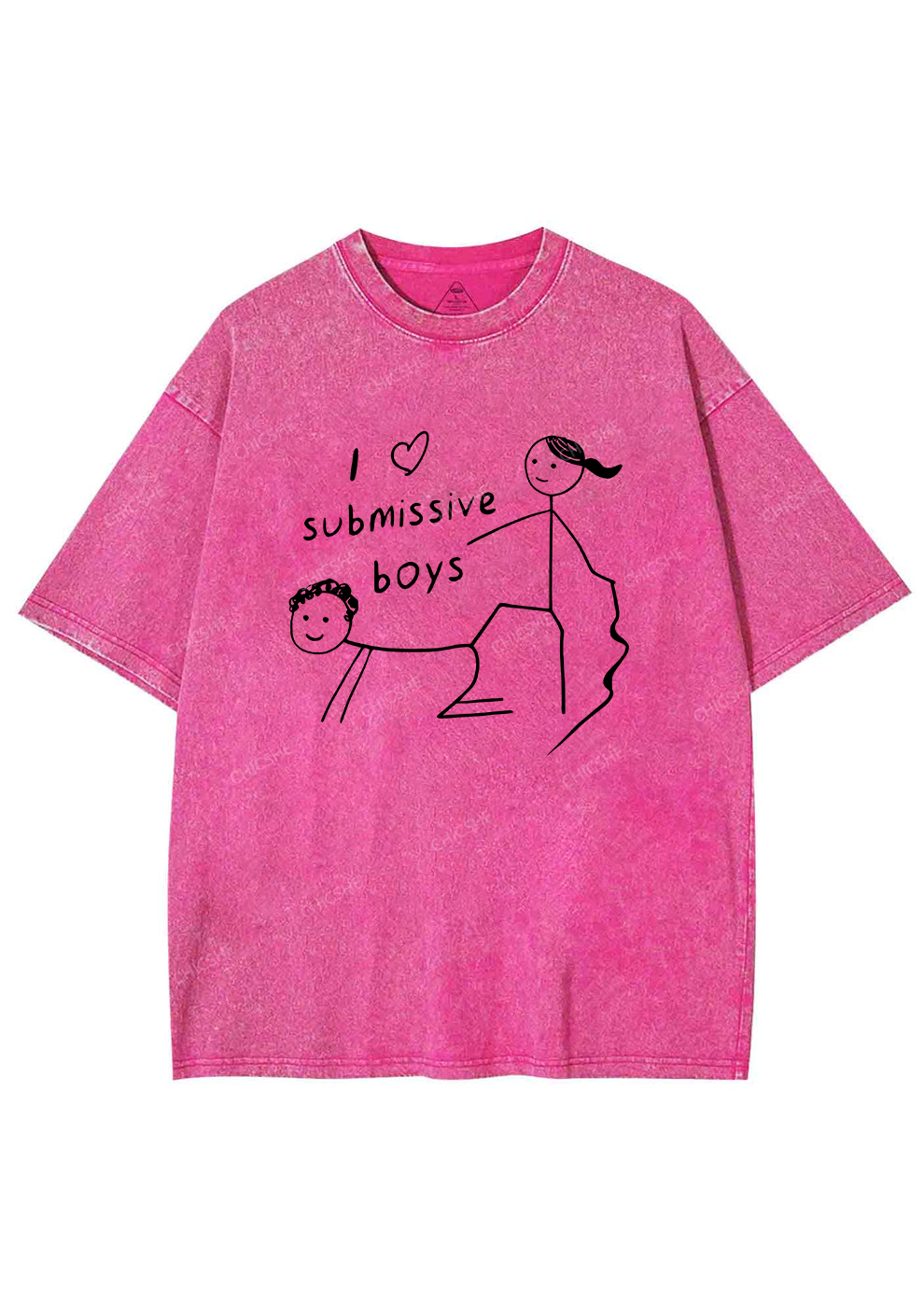 I Love S Boys Y2K Washed Tee Chicshe