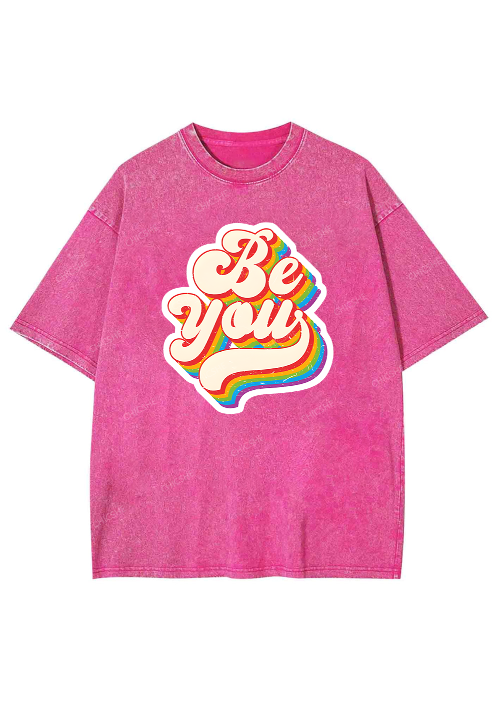 Chicshe Be Yourself Shirts Washed Tee