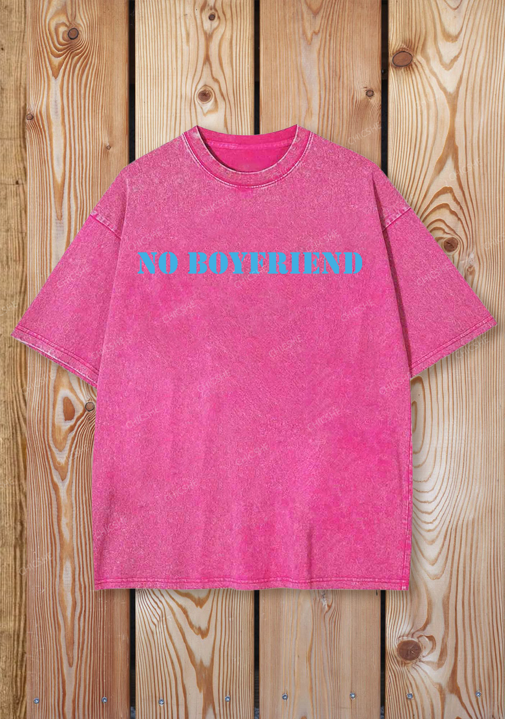 Chicshe Pink Skull Y2K Shirts Washed Tee