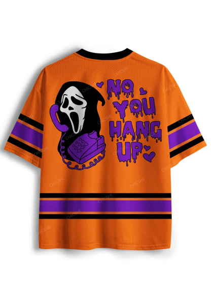 Halloween Custom Horror Hang Up Y2K Sport Jersey Shirts Chicshe