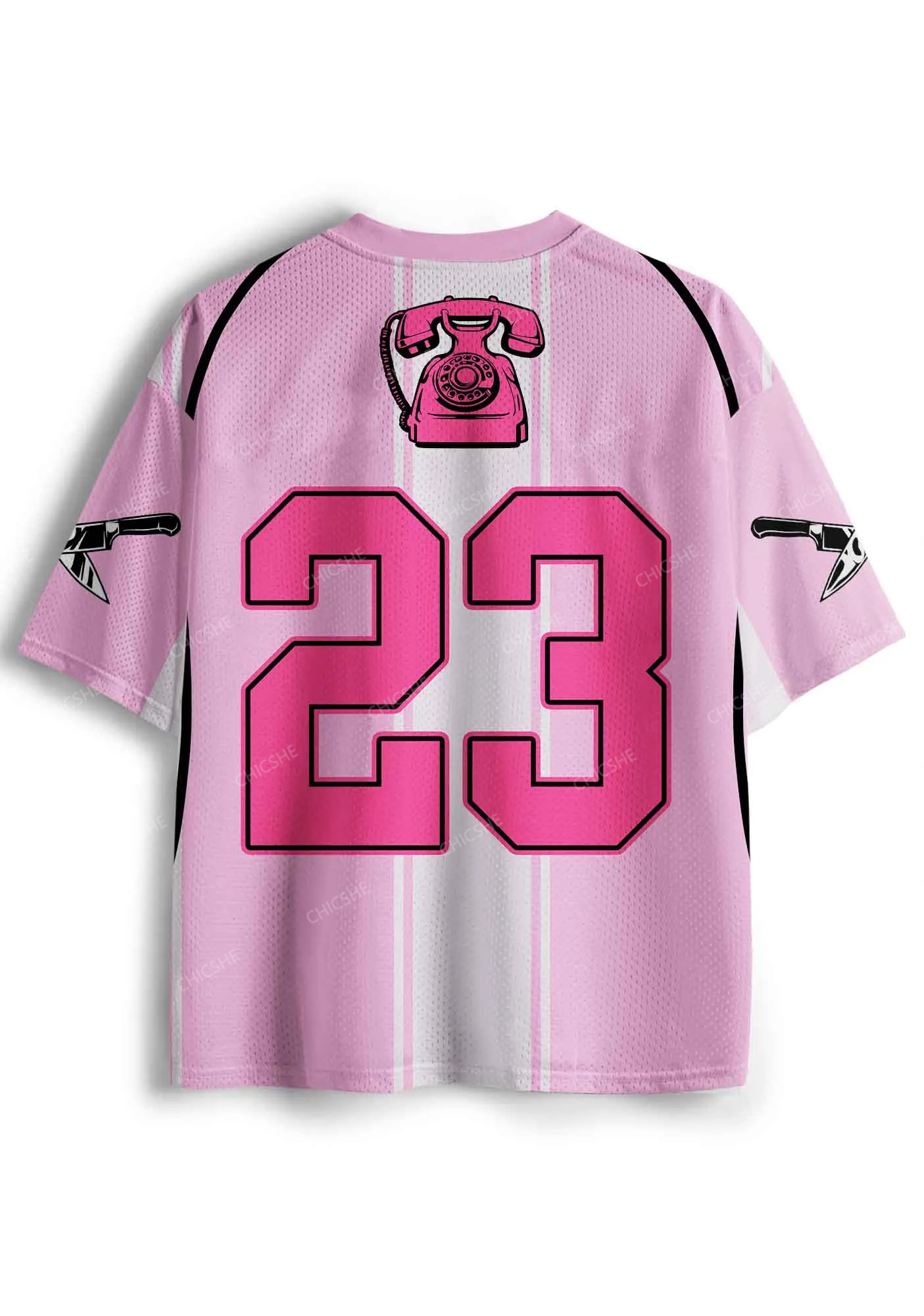 Halloween Custom Horror Hang Up Frist Y2K Sport Jersey Shirts Chicshe