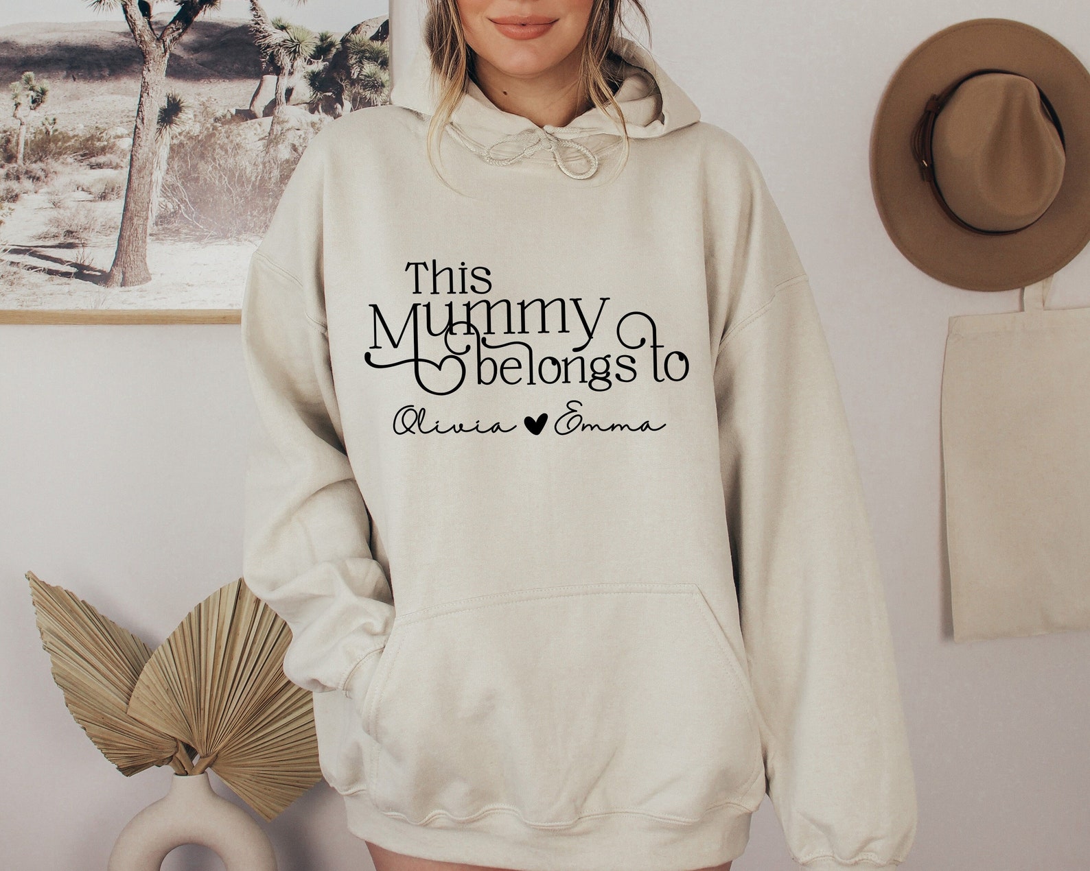 Custom This Mummy Belongs To Mama Pattern Sweatshirt