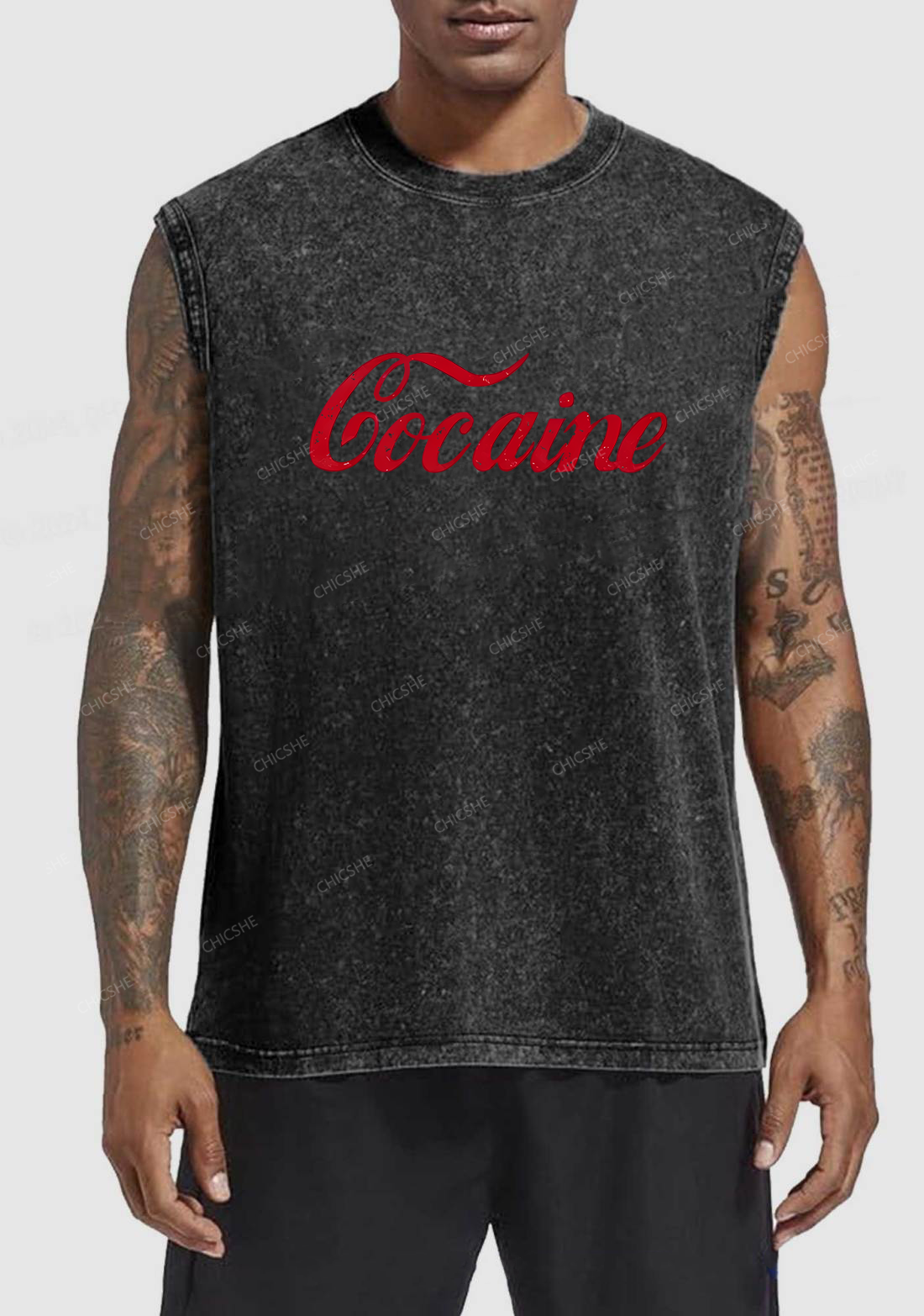 Special Cola Y2K Washed Tank Chicshe