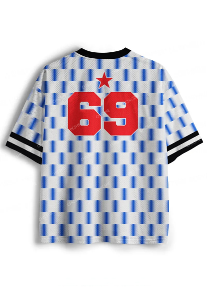 Custom Red Stars Faggot Pride Y2K Sport Jersey Shirts Chicshe