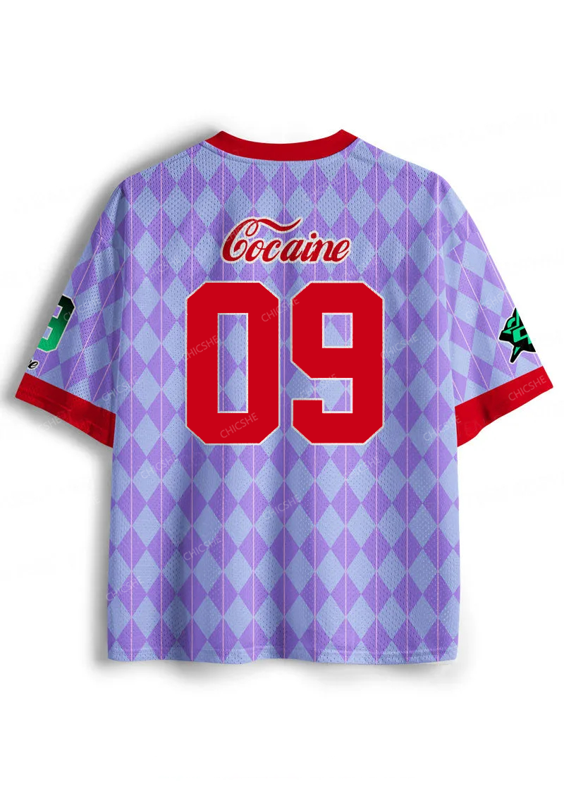 Custom Purple Cola Y2K Sport Jersey Shirts Chicshe