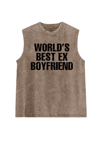 Best Ex Boyfriend Y2K Washed Tank Chicshe