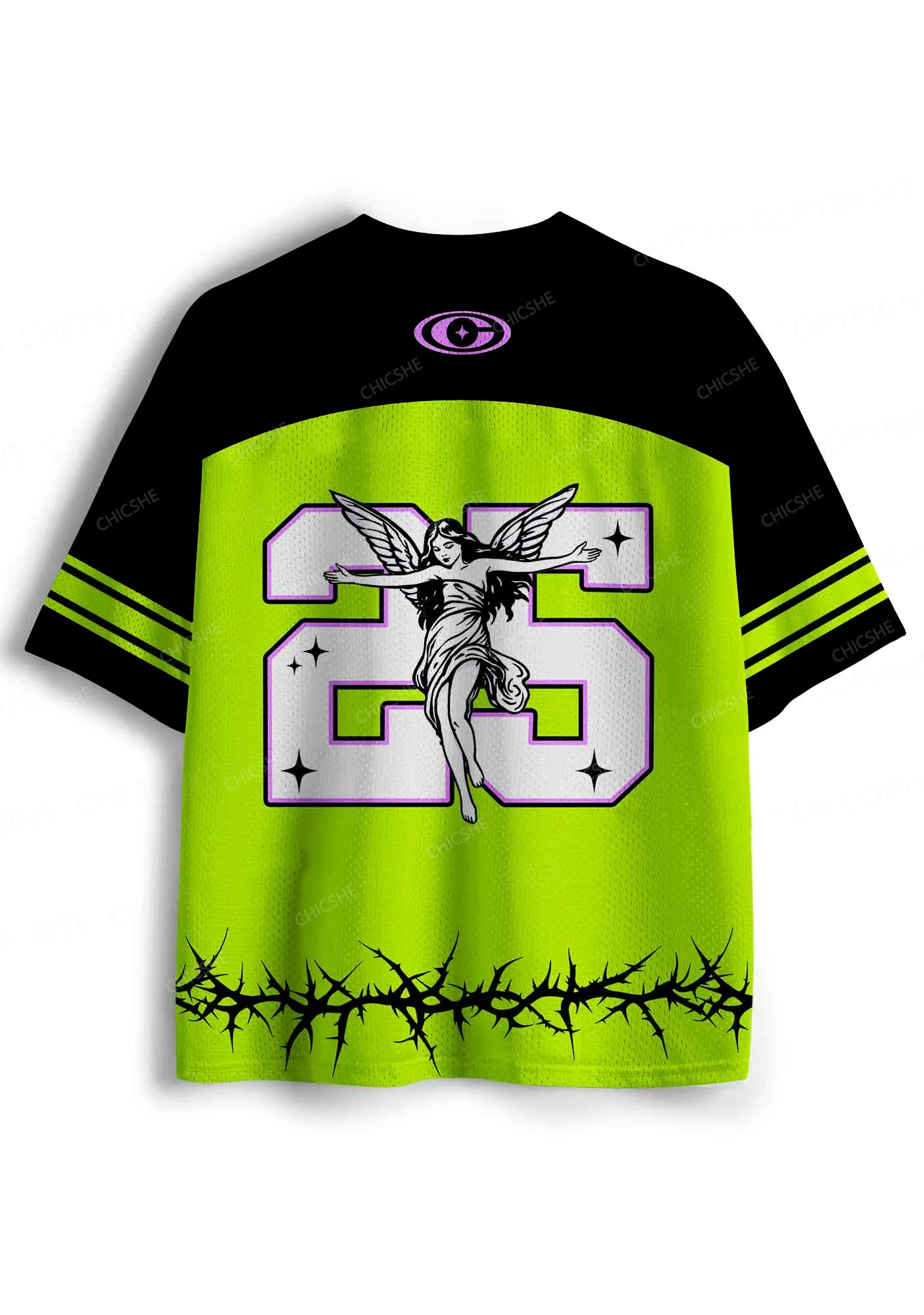 Custom Thorn Hell Love Y2K Sport Jersey Shirts Chicshe