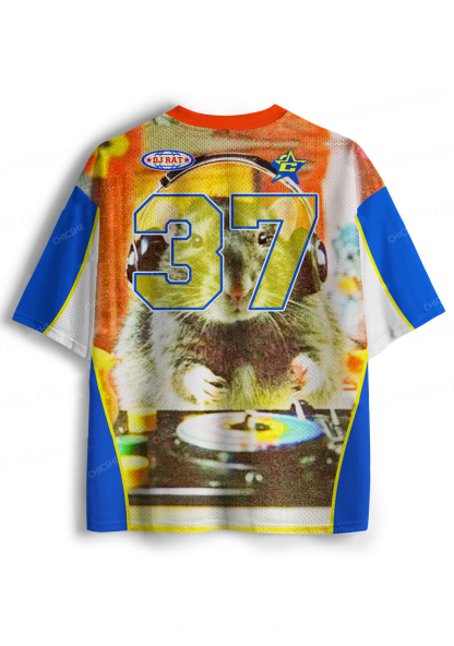 Custom DJ Rat Duck Y2K Sport Jersey Shirts Chicshe