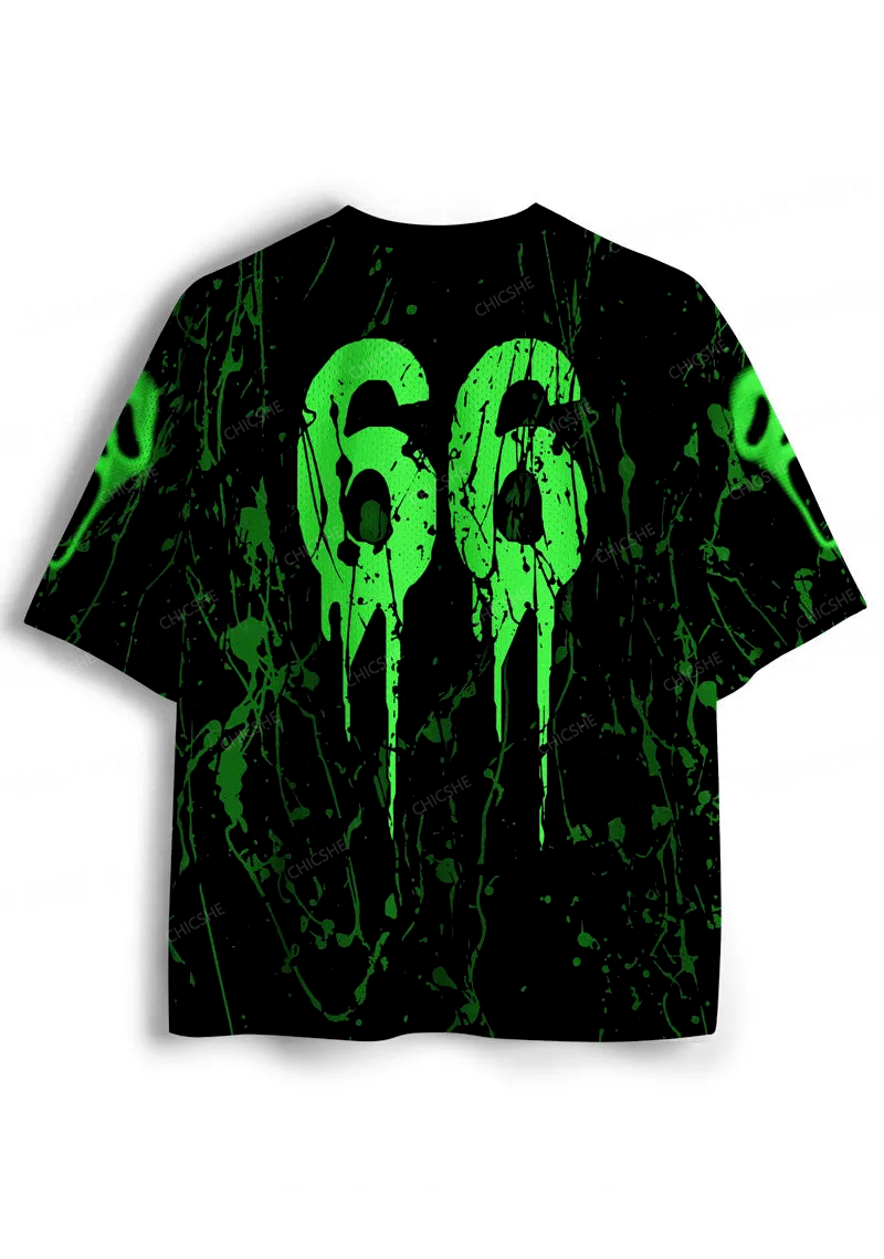 Custom Halloween Stab Ghost Y2K Sport Jersey Shirts Chicshe