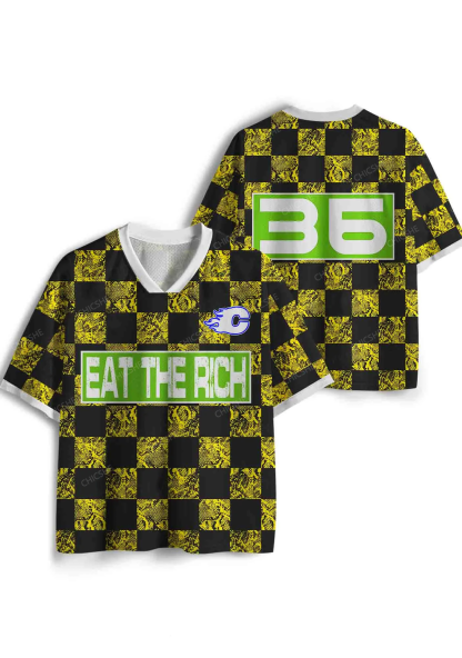 Custom Eat The Rich Y2K Sport Jersey Shirts Chicshe