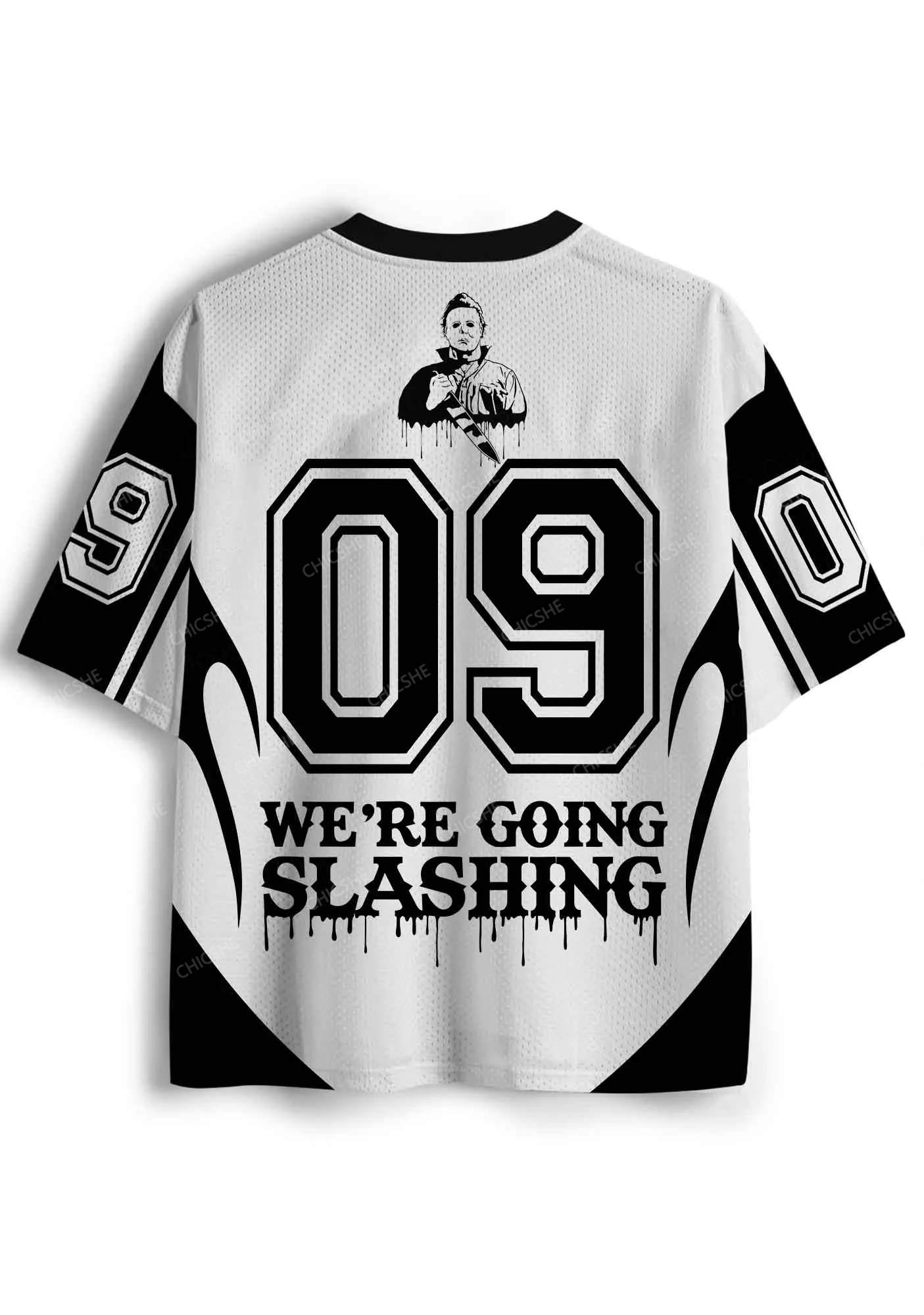 Halloween Custom We Are Going Slashing Y2K Sport Jersey Shirts Chicshe