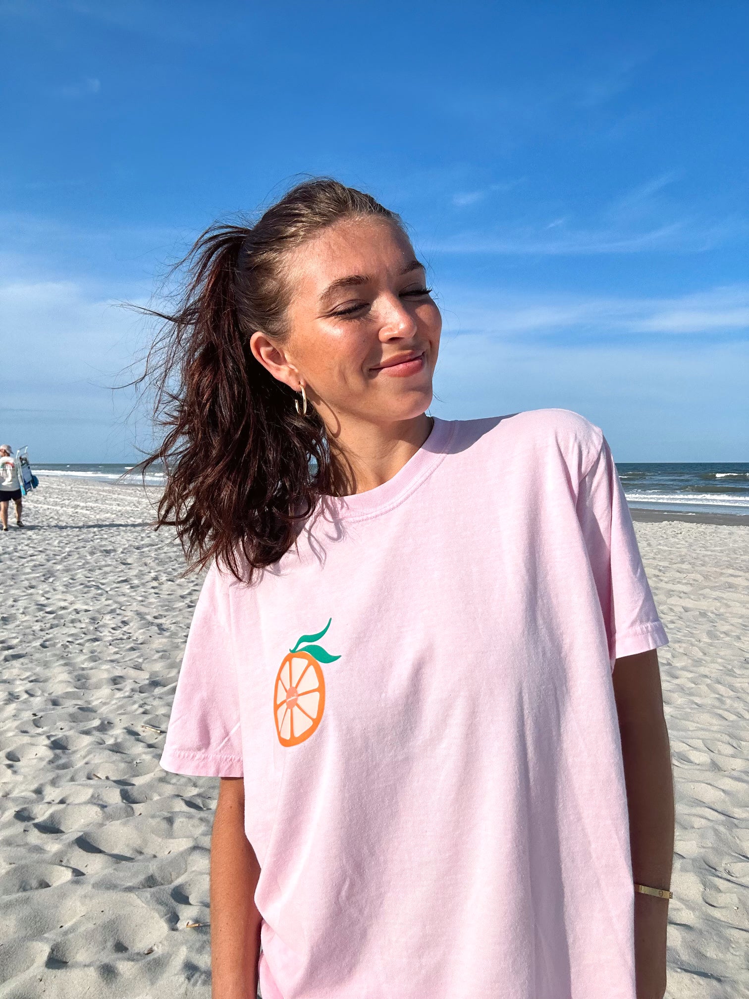 Florida Orange Tshirt- Pink