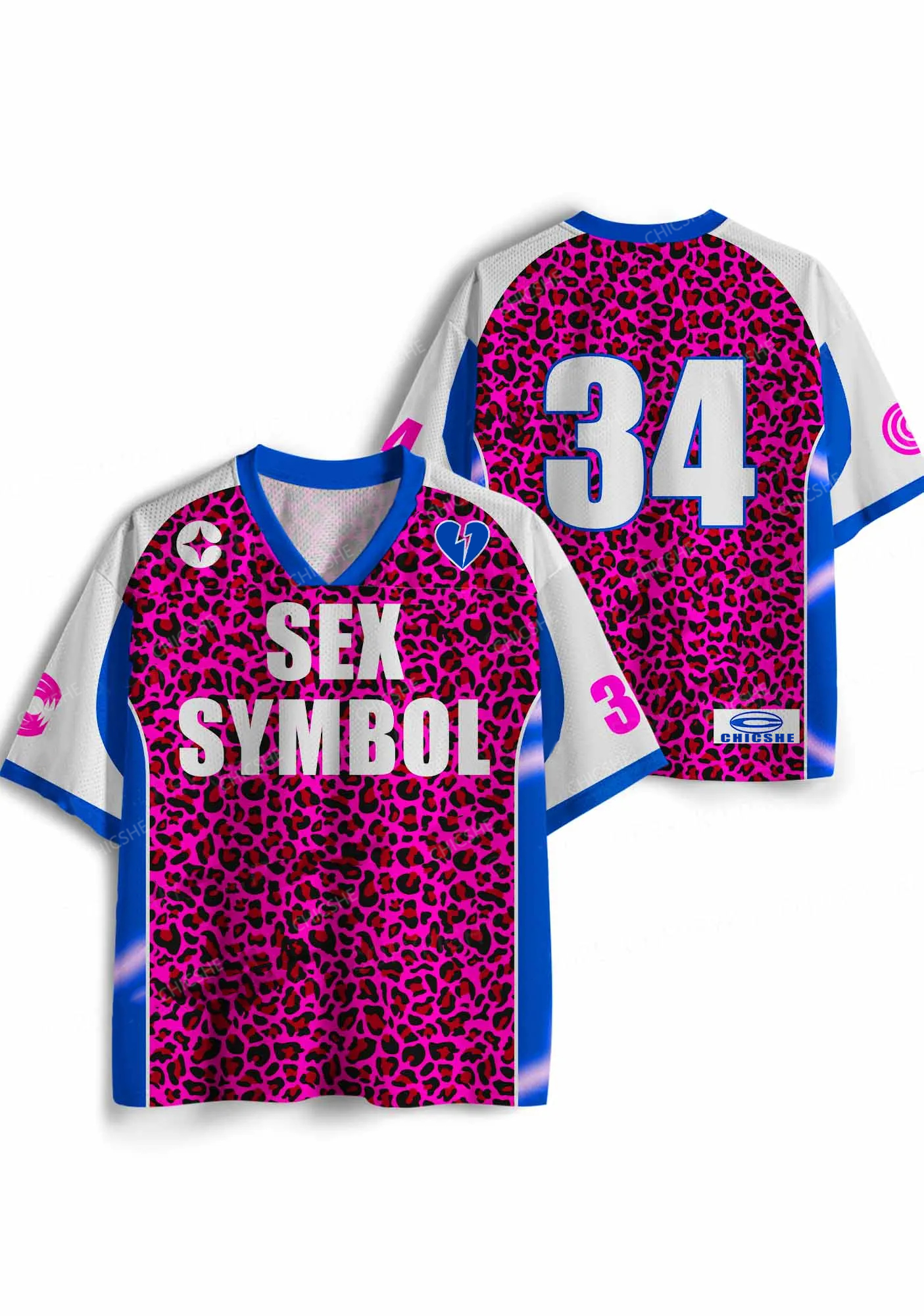 Custom Sx Symbol Y2K Sport Jersey Shirts Chicshe